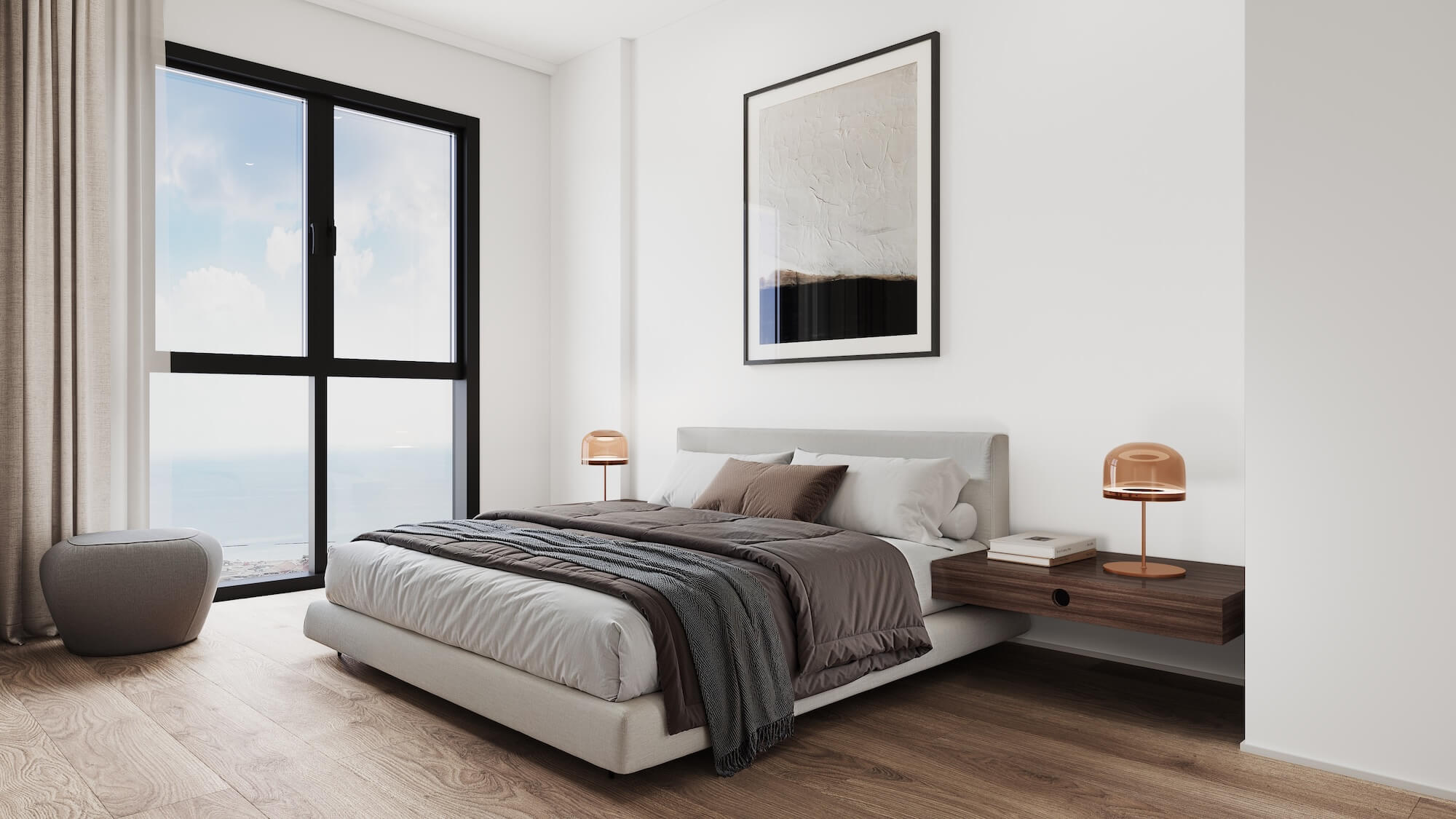Modern bedroom